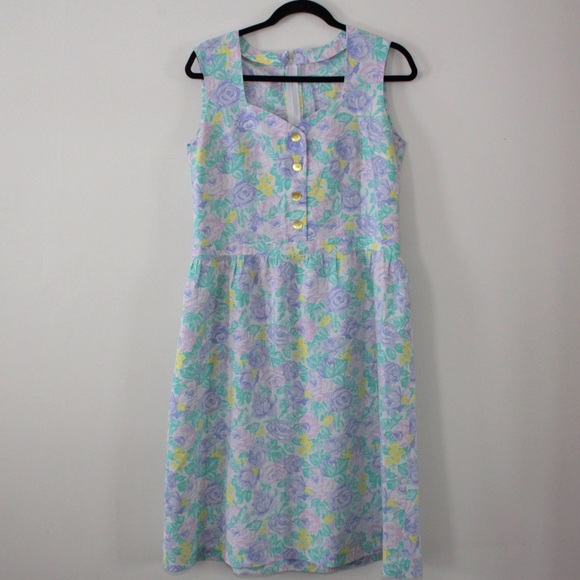 Vintage Dresses & Skirts - 🧡2/$15🧡Vintage pastel floral dress